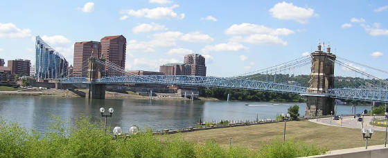 The Roebling Bridge, Cincinnati, Ohio