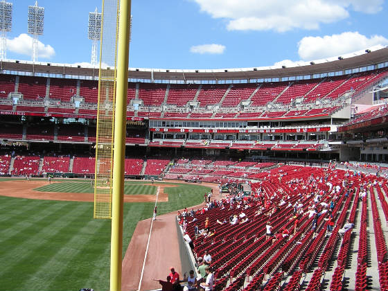 Looking in from Right Field - Great American Park