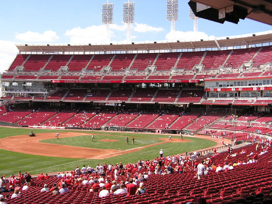 Looking towards LF - Great American Ballpark