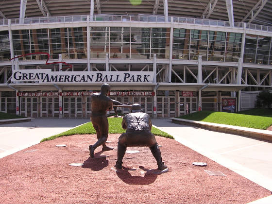 Outside Great American Ballpark - Cincinnati